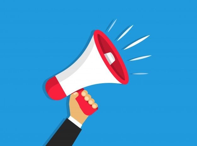 Animated Picture depicting a person spreading the word